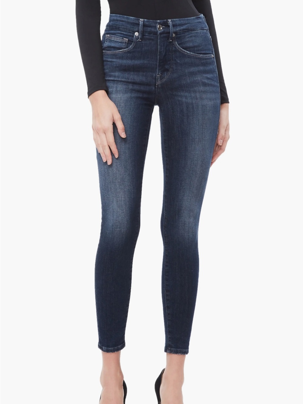 Good American Good Legs Crop Denim Jeans